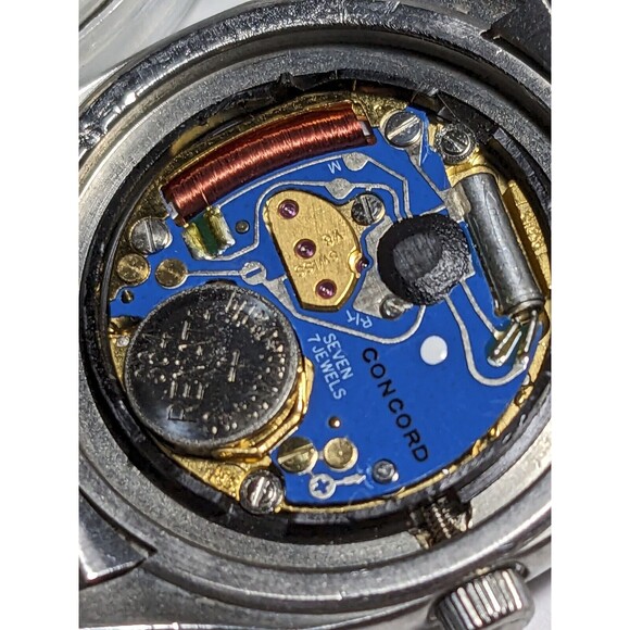 26mm Concord Steeplechase  2Tone Gold & Steel Quartz Watch 6.5"  Ref. 15.36.260 - Picture 12 of 15